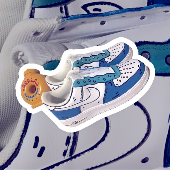 Nike CUSTOM AF1 Airforce 1 New box customs by G. - Picture 2 of 6